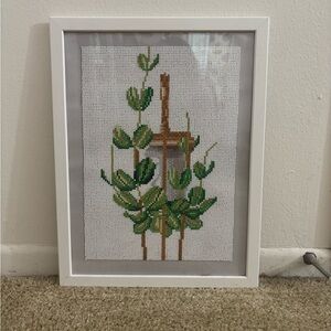 Framed Green Plant Diamond painting